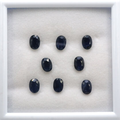 Szafir afrykański, Owalny, 7x5 mm