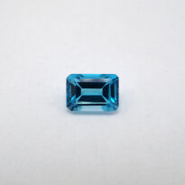 Topaz - Swiss Blue, Ośmiokąt, 7x5 mm - 2