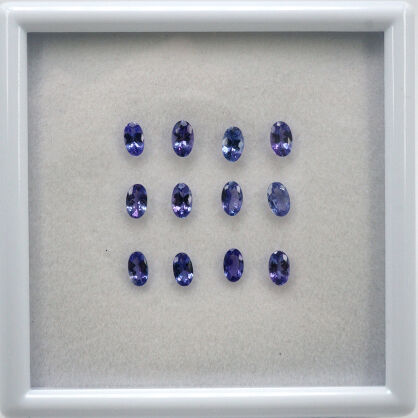 Tanzanit, Owalny, 5x3 mm