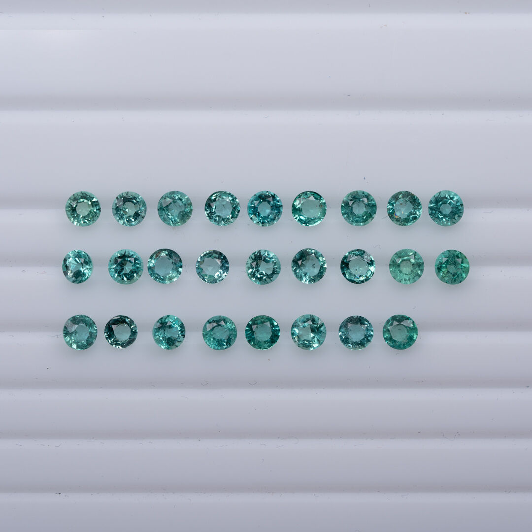 Szmaragd, Okrągły, 4 mm