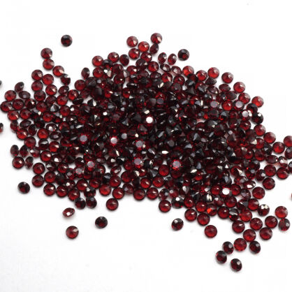 Granat, Okrągły, 2.50 mm