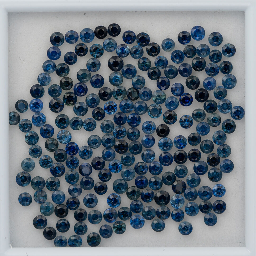 Szafir, Okrągły, 3 mm