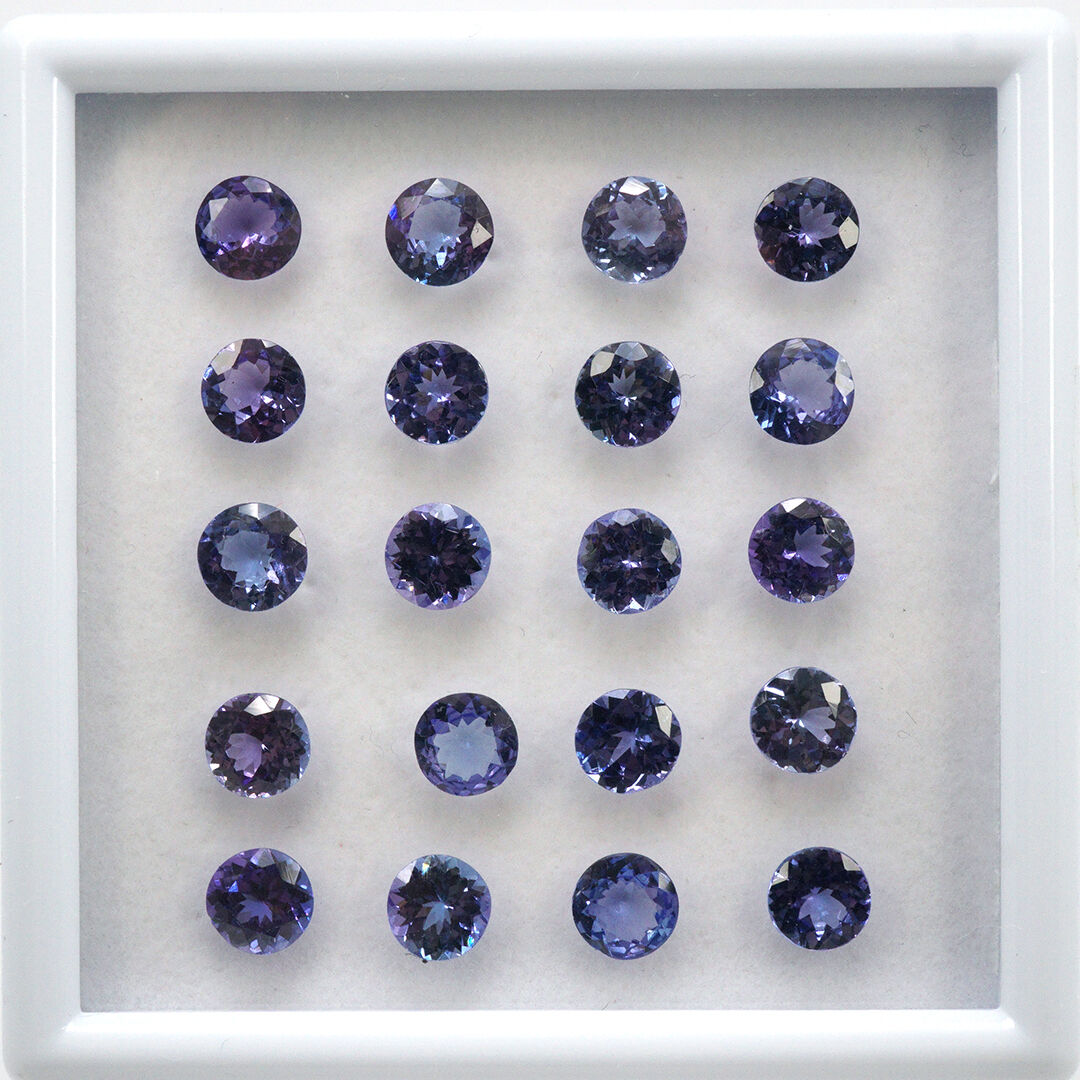 Tanzanit, Okrągły, 6 mm