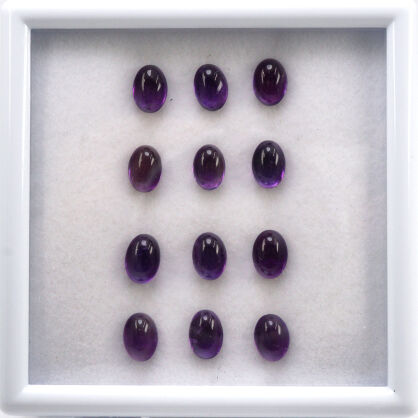 Ametyst, Owalny, 7x5 mm