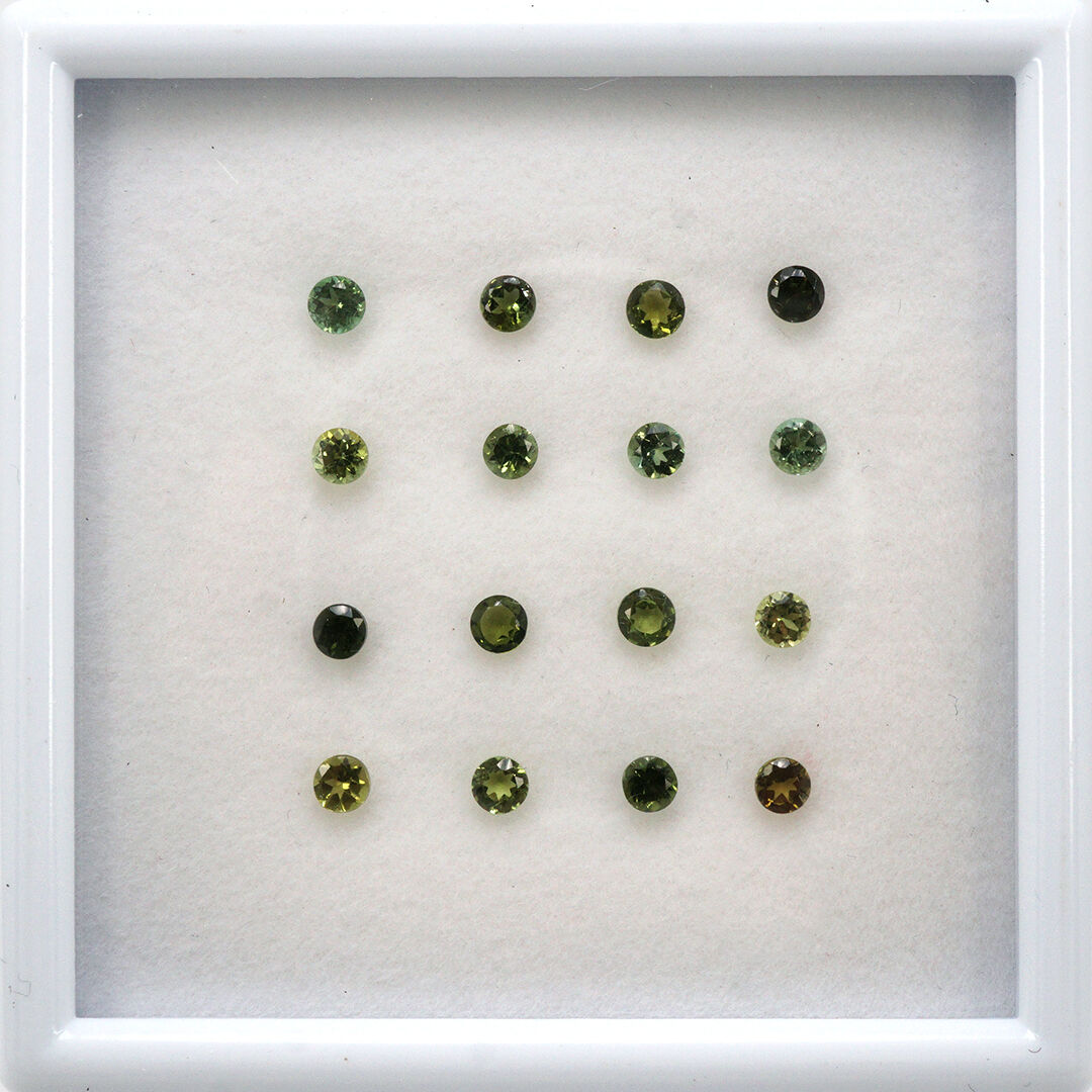 Turmalin, Okrągły, 3 mm