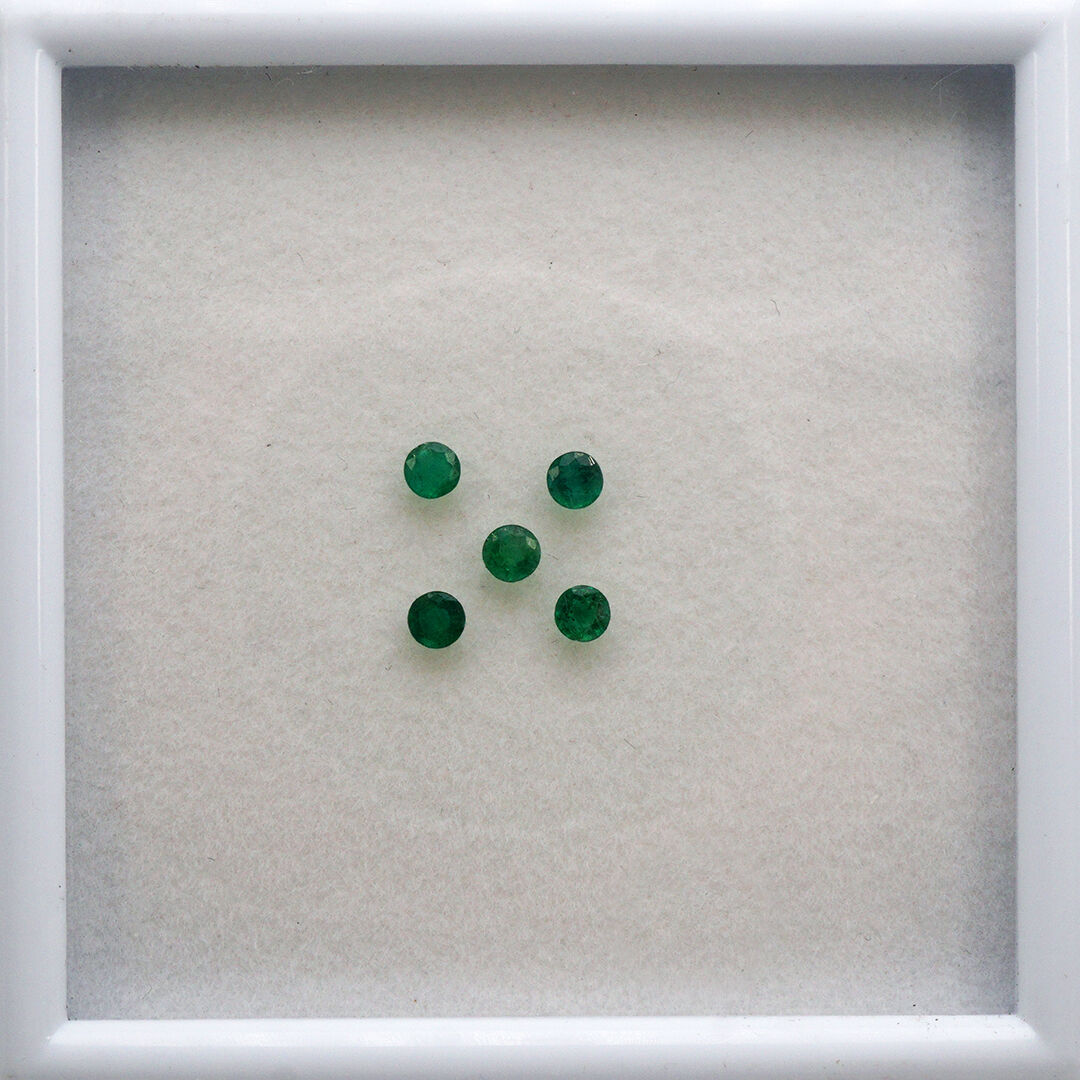 Szmaragd, Okrągły, 3 mm