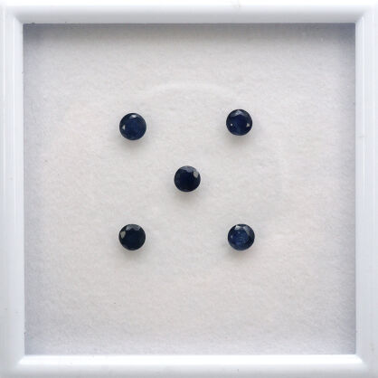 Szafir afrykański, Okrągły, 4 mm