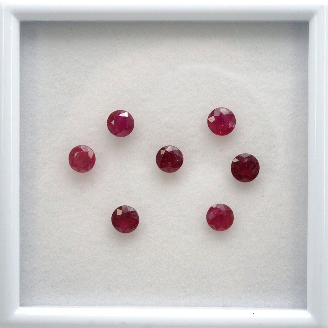 Rubin, Okrągły, 5 mm