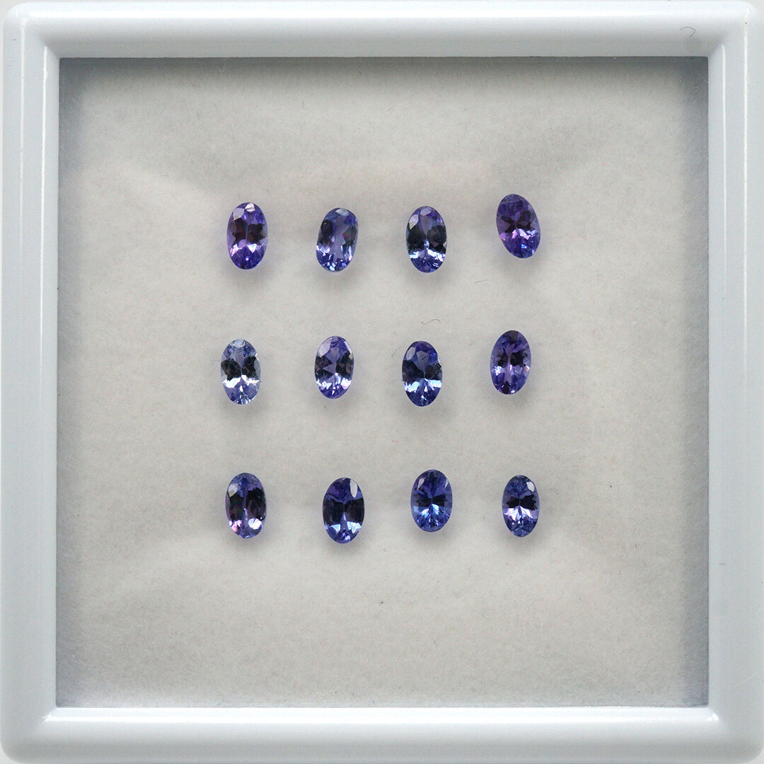 Tanzanit, Owalny, 5x3 mm