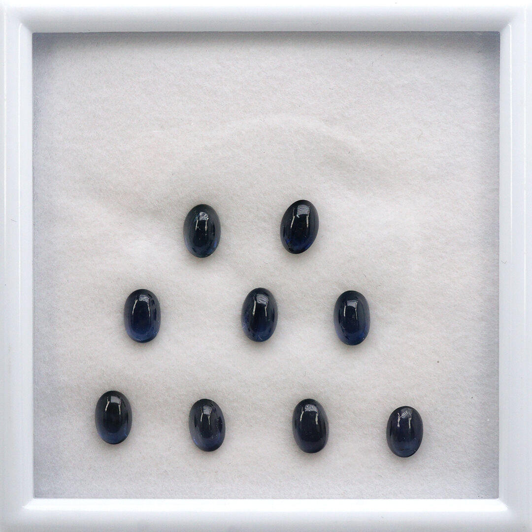 Szafir, Owalny, 6x4 mm