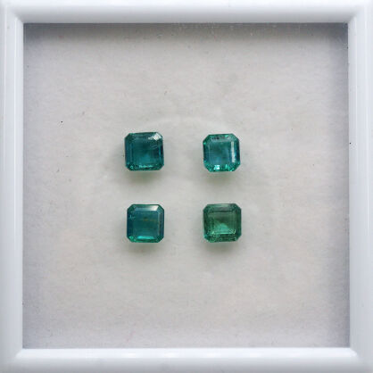 Szmaragd, Ośmiokąt, 6x6 mm
