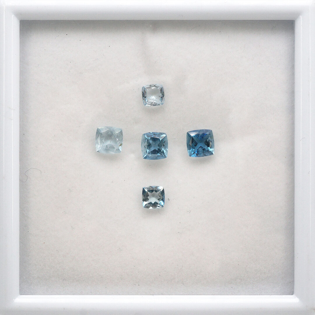 Akwamaryn, Poduszka, 4-5mm