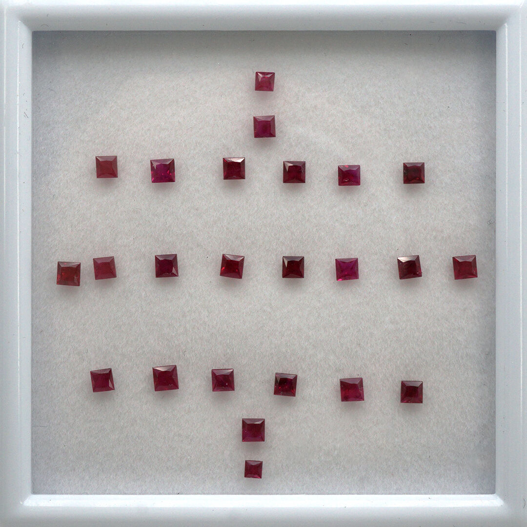 Rubin, Kwadrat, 3 mm