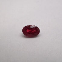 Rubin, Owalny, 6x4 mm - 2