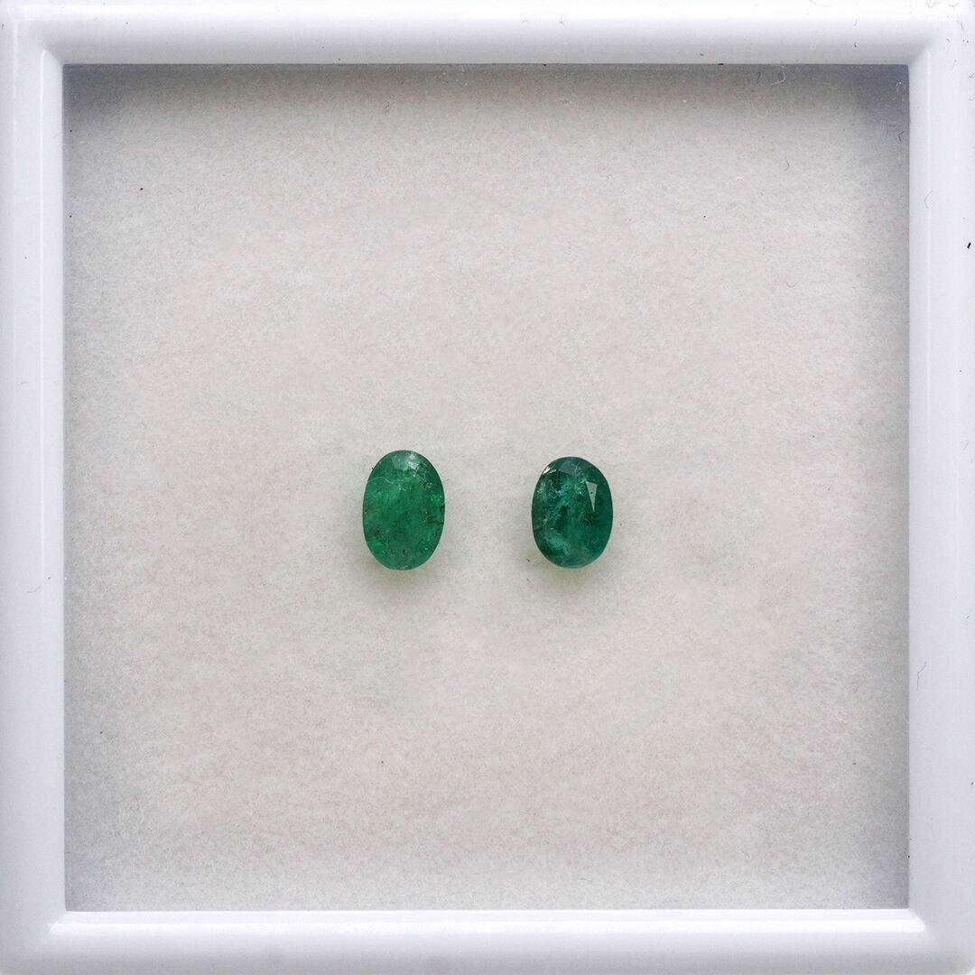 Szmaragd, Owalny, 7x5 mm