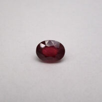Rubin - Wypełniany, Owalny, 8x6 mm - 2