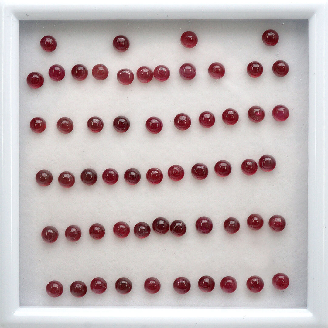 Rubin, Okrągły, 3 mm