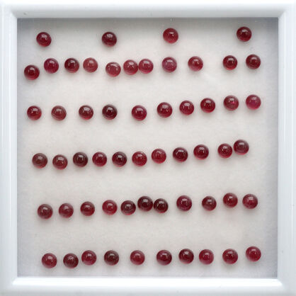 Rubin, Okrągły, 3 mm