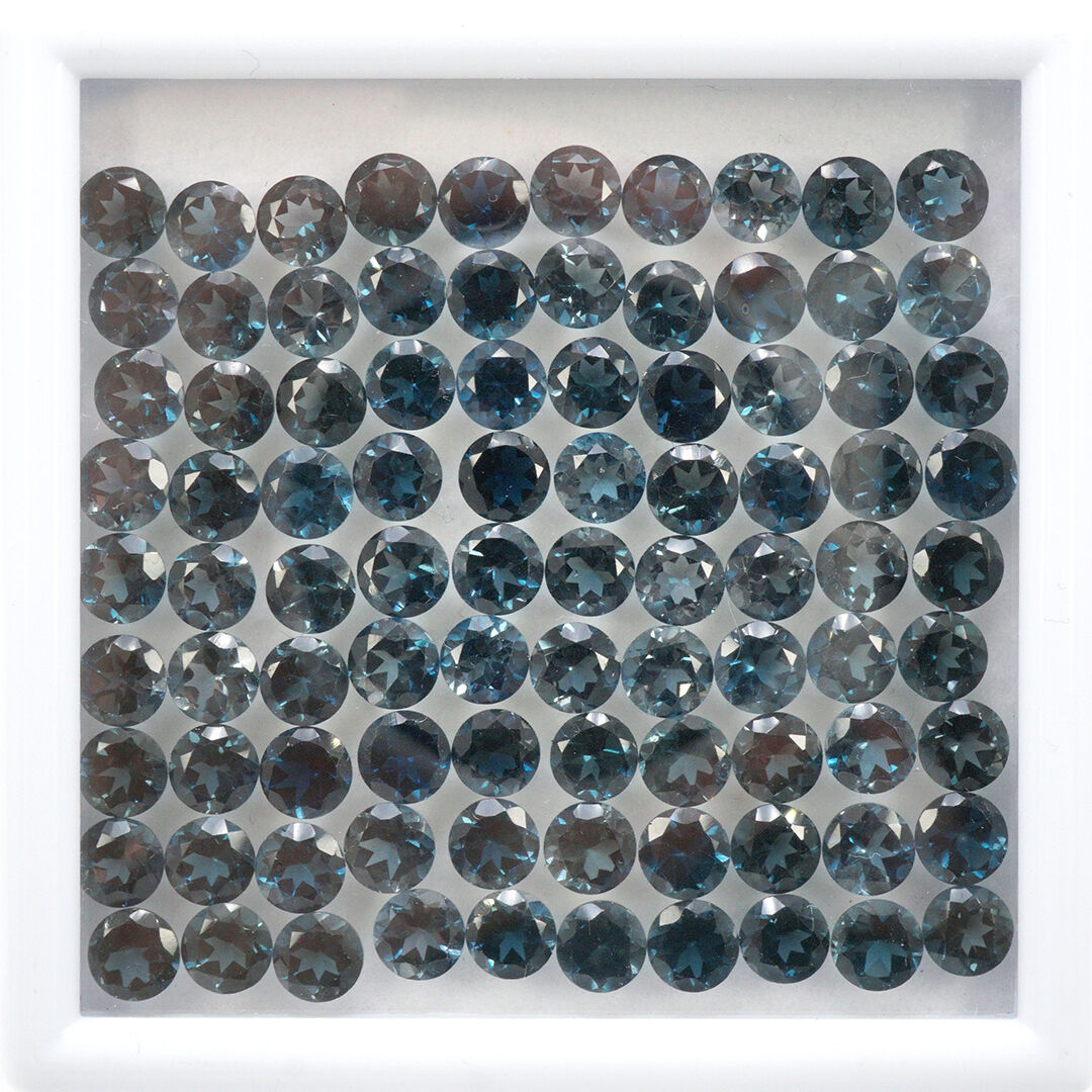 London Topaz, Okrągły, 5 mm