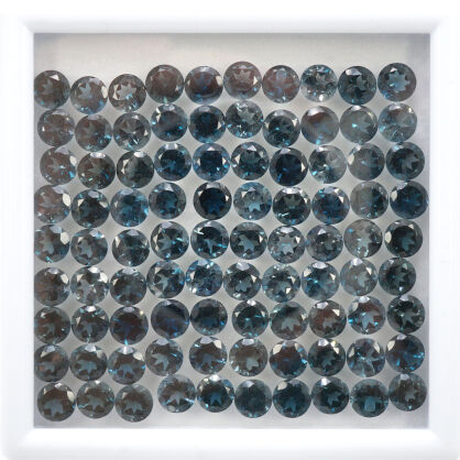 London Topaz, Okrągły, 5 mm