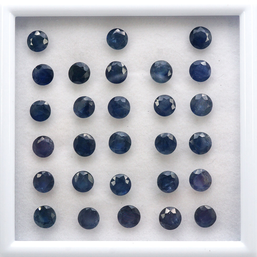 Szafir afrykański, Okrągły, 5 mm