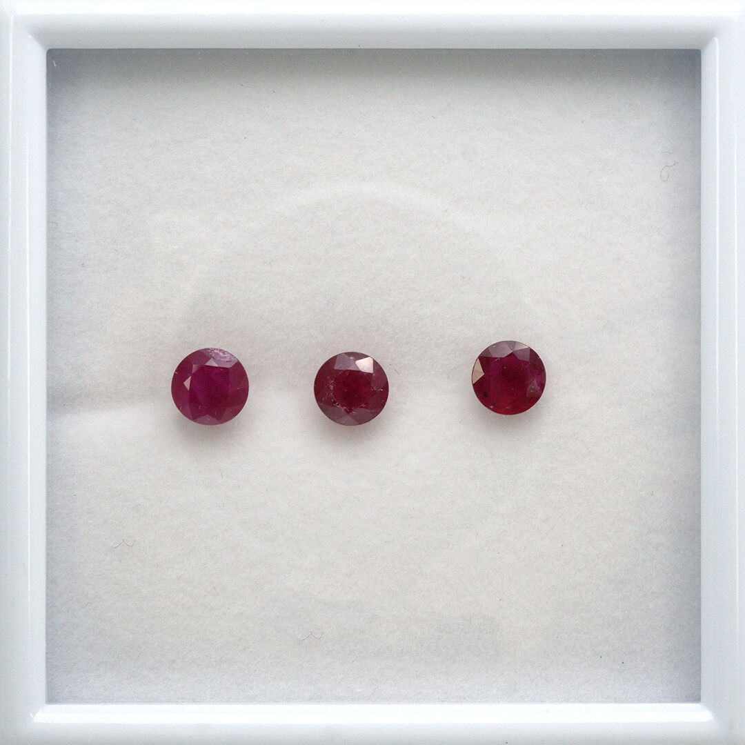 Rubin, Okrągły, 6 mm