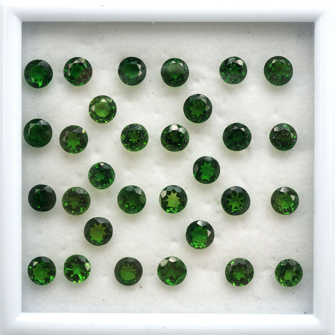 Diopsyd, Okrągły, 5 mm