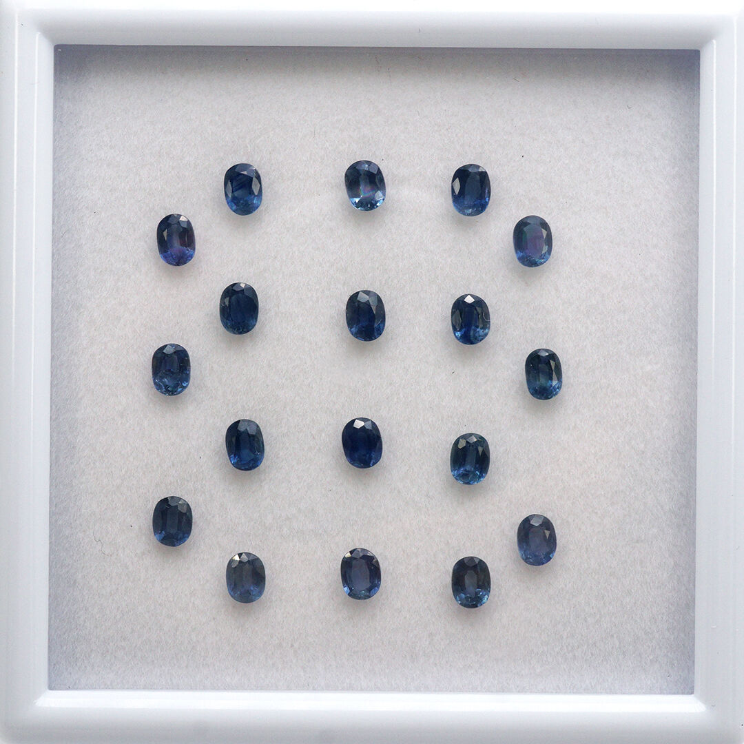 Szafir, Owalny, 4x3 mm