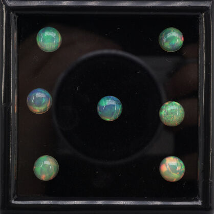 Opal, Okrągły, 7 mm