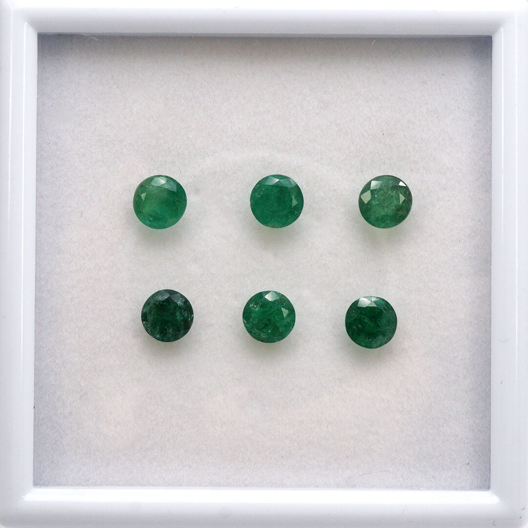 Szmaragd, Okrągły, 6 mm