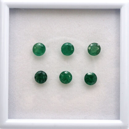 Szmaragd, Okrągły, 6 mm