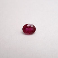 Rubin, Owalny, 5x4 mm - 2